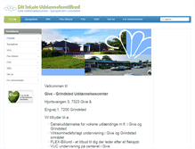 Tablet Screenshot of giveuddannelsescenter.dk